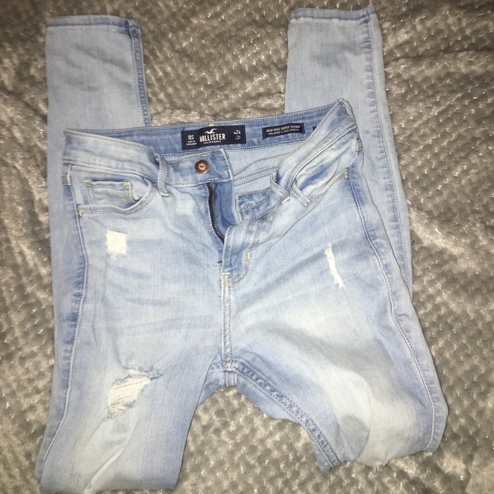 super skinny hollister jeans